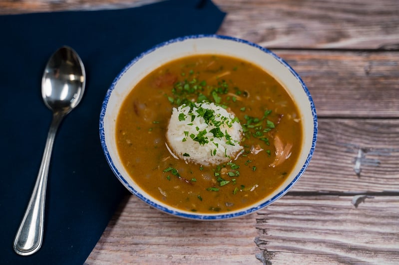 sausage & beer gumbo